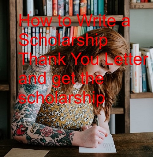 How to Write Scholarship Thank You Letter Sample. Scholarship Images/Pictures/Photos: 2. A young student writing a letter - a representative photo. Photo by Annie Spratt on Unsplash