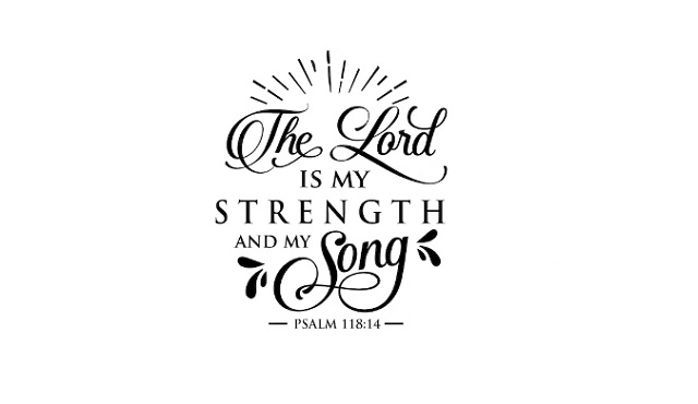 What is the Meaning Bible Quotes for Relief from Hardship and Difficult Times? Bible Quotes Images/Photos: 1. An image of the 'The Lord is My Strength and My Song' Bible quote lettering. Image credit: craftlab on Freepik.  https://www.freepik.com/premium-vector/lord-is-my-strength-quotes-typography-lettering-tshirt-design_20502796.htm#