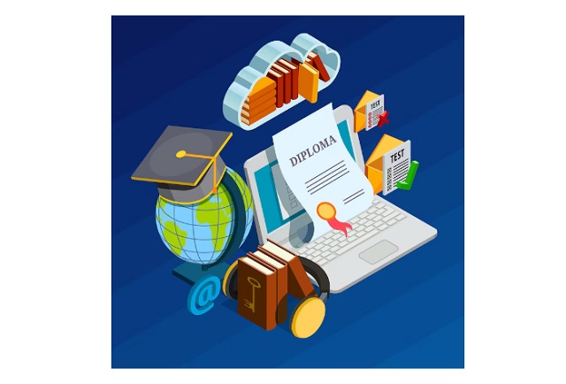 Scholarship Application – How to Apply for a Scholarship and Get It; Images/Photos: 4. Image of scholarship requirements, documents and online application concept. Image credit: macrovector on Freepik. https://www.freepik.com/free-vector/online-learning-isometric-concept_3797957.htm#