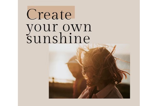 Encouraging Life Quotes: Encouraging Life Quotes Images/Photos: 5. An image photo of 'Create Your Sunshine' encouraging life quote. An image credit: rawpixel on Freepik. https://www.freepik.com/free-psd/positive-thoughts-template-psd-quote-social-media-post_18430750.htm#