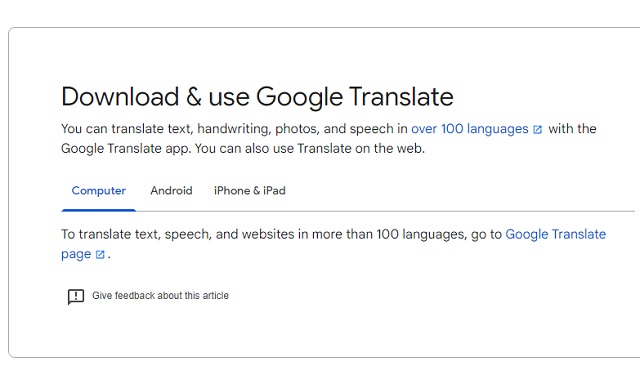 Google Translate Camera on PCs. Google Translate Images/Photos: 3. Image credit: Google Search. https://www.google.com/search?q=google+translate+camera+windows&client=opera&hs=i4s&sca_esv=568031865&sxsrf=AM9HkKlU-e06QU0czITDP3K5wy0SNFToNA%3A1695581119245&ei=v4MQZZ_RDrymhbIP2aCb8A0&ved=0ahUKEwjfrLPy88OBAxU8U0EAHVnQBt4Q4dUDCA8&uact=5&oq=google+translate+camera+windows&gs_lp=Egxnd3Mtd2l6LXNlcnAiH2dvb2dsZSB0cmFuc2xhdGUgY2FtZXJhIHdpbmRvd3MyBhAAGBYYHjIGEAAYFhgeMgYQABgWGB4yCBAAGIoFGIYDMggQABiKBRiGAzIIEAAYigUYhgMyCBAAGIoFGIYDMggQABiKBRiGA0iDP1CVBljGOXABeAGQAQCYAagNoAHZR6oBBTctMi40uAEDyAEA-AEBwgIKEAAYRxjWBBiwA8ICBxAjGIoFGCfCAgUQABiABOIDBBgAIEGIBgGQBgg&sclient=gws-wiz-serp