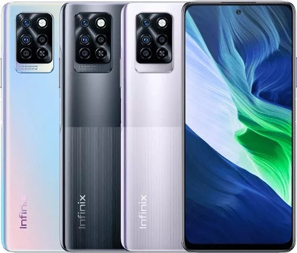 Infinix Note 10 Pro Build and Design Photos: 3. A photo of the material build and design of Infinix Note 10 Pro. Image credit: Phonedady. https://phonedady.com/infinix-Note-10-Pro-pictures