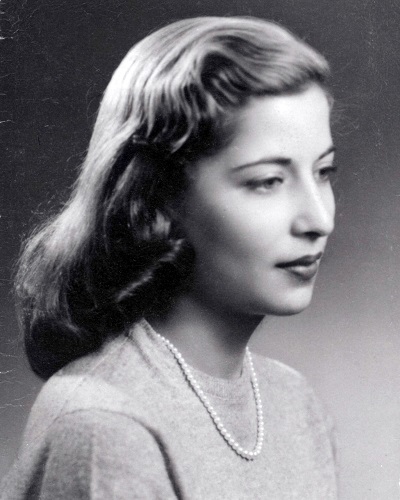 Photo of Ruth Bader Ginsberg, a former US supreme court justice at a Young Age