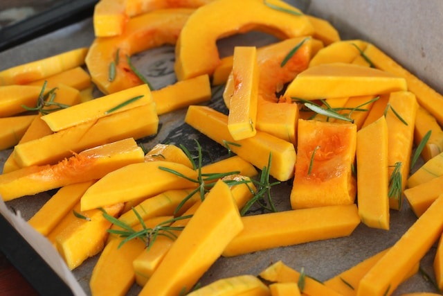 A file photo of Oven-roasted Squash Fries