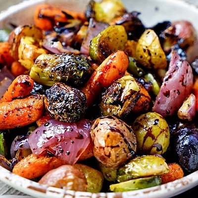 Image of Balsamic Roasted Root Vegetables