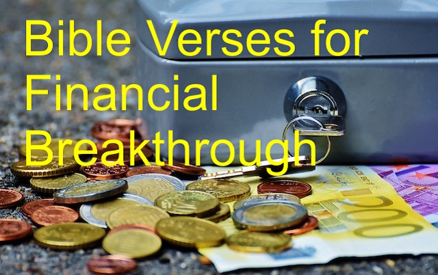 30 Encouraging Bible Verses for Financial Breakthrough