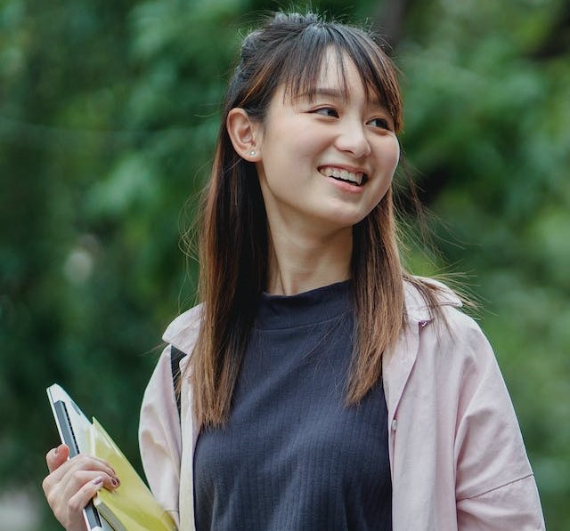 Study Abroad Secondary Schools Scholarships for International Students; Videos and Images/Photos. Secondary School Students Scholarships Images/Photos: 4. Photo by Zen Chung: https://www.pexels.com/photo/happy-asian-female-student-waling-in-park-5538001/ Study Abroad Secondary Schools Scholarships for International Students; Videos and Images/Photos. Secondary School Students Scholarships Images/Photos: 4. Photo by Zen Chung: https://www.pexels.com/photo/happy-asian-female-student-waling-in-park-5538001/