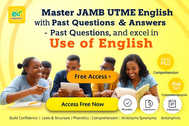 JAMB UTME Use of English Past Questions and Answers Free – 2001
